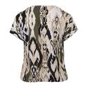 Enjoy Womenswear 156417/391 Army Print blouson v-hals
