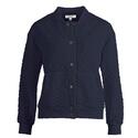 Enjoy Womenswear 183333/195 Indigo Jasje met structuur