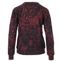 Enjoy Womenswear 183446/251 Bordeaux Sweater v-hals dierenprint