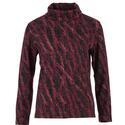 Enjoy Womenswear 183470/251 Bordeaux Coll sweater diagonaalprint