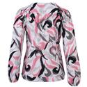 Enjoy Womenswear 473102/240 Pink Top v-hals print allover