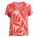 Enjoy Womenswear 474168/491 Oranje Blouse km print allover