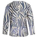 Enjoy Womenswear 475332/164 Rafblauw blouson allover dierenprint