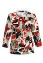 Frank Walder 724423/509035 Print Blouson 3/4 mouw