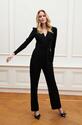 Lofty Manner PK222/Black Hannah jumpsuit