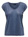 Only 15136069/Vintage Indigo Silvery SS v lurex top NOOS