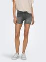 Only 15196303/Medium Grey Denim Blush mid SK raw shorts NOOS