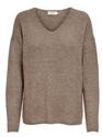 Only 15204588/Caribou Camilla v-neck LS pull NOOS