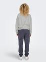 Only 15254183/Light Grey Melange Sweat LS crewoversize NOOS