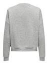 Only 15254183/Light Grey Melange Sweat LS crewoversize NOOS