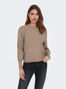 Only 15264797/Silver Mink Faye life LS o-neck