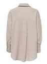 Only 15272523/Silver Mink Zazima LS loose shirt