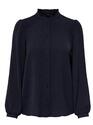 Only 15288514/Black Mette LS pleat shirt