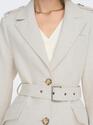 Only 15292803/Wisper White Sif filippa life belted coat