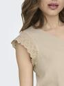 Only 15292918/Oxford Tan Thyra SL mix top NOOS