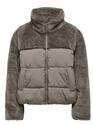 Only 15292945/Walnut Wanja fur puffermix jacket