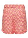 Only 15301587/Cloud Dancer Red Thyra paperbag shorts