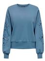 Only 15303920/Coronet Blue Marey LS o-neck print sweat