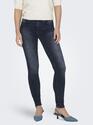 Only 15318738/Blue Black Denim Blush mid skinny REA409 NOOS