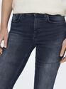 Only 15318738/Blue Black Denim Blush mid skinny REA409 NOOS