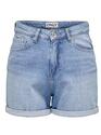 Only 15321381/Light Blue Denim Josephine stretch shorts NOOS