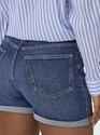 Only 15321381/Medium Blue Denim Josephine stretch shorts NOOS