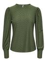 Only 15328203/Riffle Green Sandra LS puff top NOOS