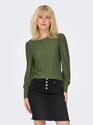 Only 15328203/Riffle Green Sandra LS puff top NOOS