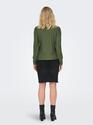 Only 15328203/Riffle Green Sandra LS puff top NOOS