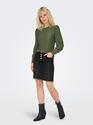 Only 15328203/Riffle Green Sandra LS puff top NOOS