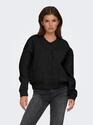 Only 15336901/Black Naomi LS bomber sweat