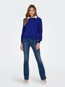 Only 15336937/Clematis Blue Katia LS structure puff o-neck