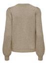 Only 15336937/Feather Gray Katia LS structure puff o-neck