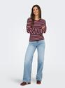 Only 15344579/Mauve Wine Louisa LS pullover