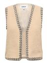 Only 15348055/Pumice Stone Svea teddy emb. waistcoat