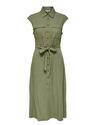 Only 15348677/Mermaid Lima SL linen long belt dress