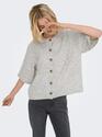 Only 15348772/Light Grey Camilla SS cardigan NOOS