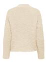 Only 15350651/Cloud Dancer Lulu LS rib highneck