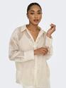 Only 15350694/Cloud Dancer Oregon anna life LS emb shirt