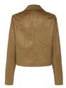 Only 15353152/Cognac Tulip life faux suede jacket