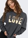 Only 15356179/Phantom Love Tammie LS leo print o-neck