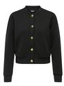 Only 15364478/Black Naomi LS bomber sweat