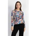 Roberto Sarto 431106/1472 Print blouson ronde hals