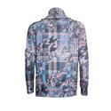 Roberto Sarto 431183/1812 Fijnbrei print pullover split