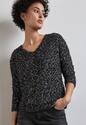 Street One 322358/25959 Fluffy leo v-neck shirt LTD QR