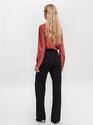 Vero Moda 10267718/Black Maya MW straight pant NOOS