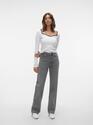 Vero Moda 10287304/Medium Grey Denim Tessa HR wide jeans RA206 NOOS