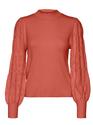 Vero Moda 10310809/Burnt Senna Limone LS highneck pullover