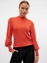 Vero Moda 10310809/Burnt Senna Limone LS highneck pullover