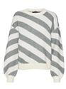 Vero Moda 10310862/Birch/Balsam Green Lara LS o-neck pullover